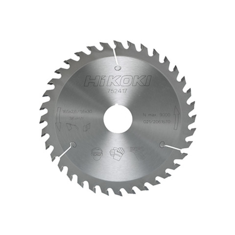 Lame pour scie circulaire bois 165 x 20, 18 dents - HIKOKI - 752480
