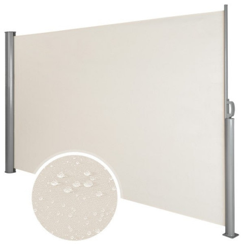 Auvent store latéral brise-vue abri soleil aluminium rétractable 160 x 300 cm - Couleur au choix