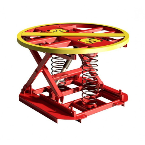 Table élévatrice à niveau constant, plateau tournant, 2000 kg