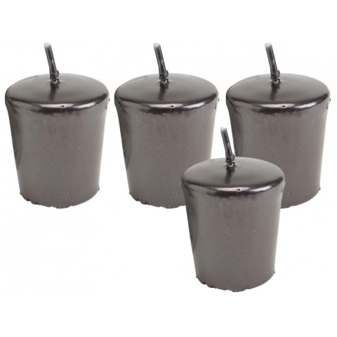Petites bougies parafine (lot de 4)