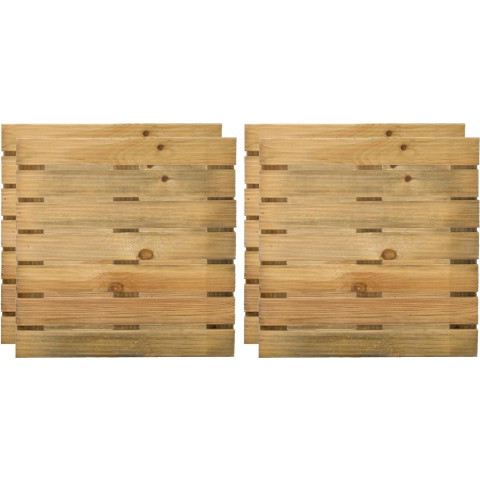 Caillebotis en bois traité autoclave par 4