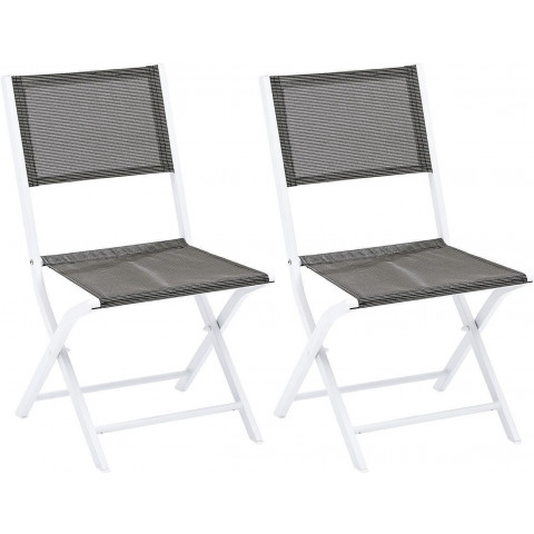 Chaise pliante modulo (lot de 2) - Couleur au choix