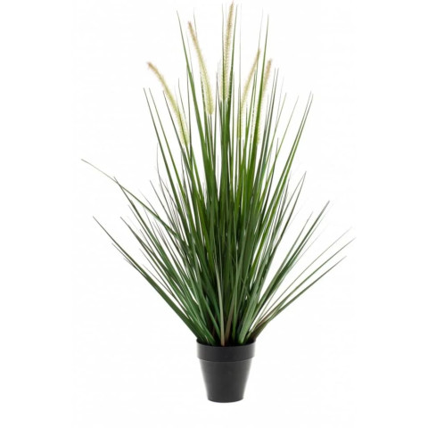 Herbe artificielle alopecurus avec pot 70 cm