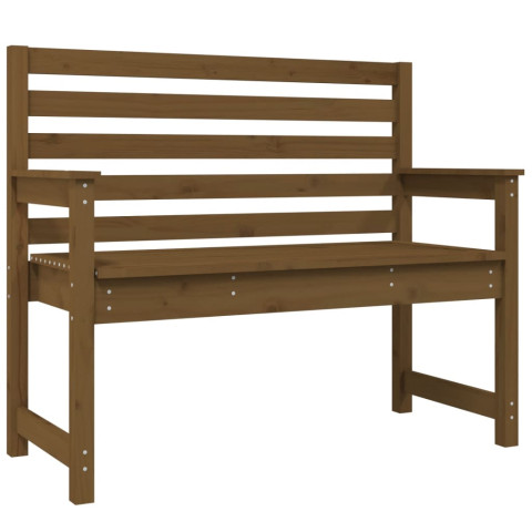 Banc de jardin de patio d'extérieur terrasse 109 x 48 x 91,5 cm bois de pin massif - Couleur au choix