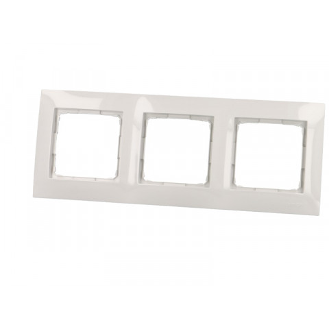 Plaque blanche triple