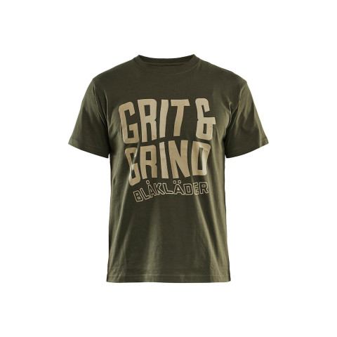 T-shirt en coton GRIT AND GRIND 94211042 - Couleur et taille au choix