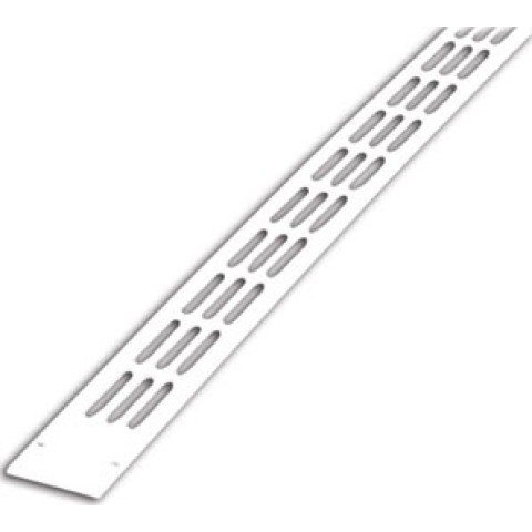 Grille plate alu 478/3 renson - 475 mm - blanc ral 9010 - 00047836