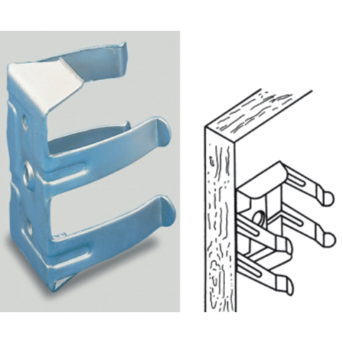 Clip fixation pied cuisine métal/plastique MANART - 203