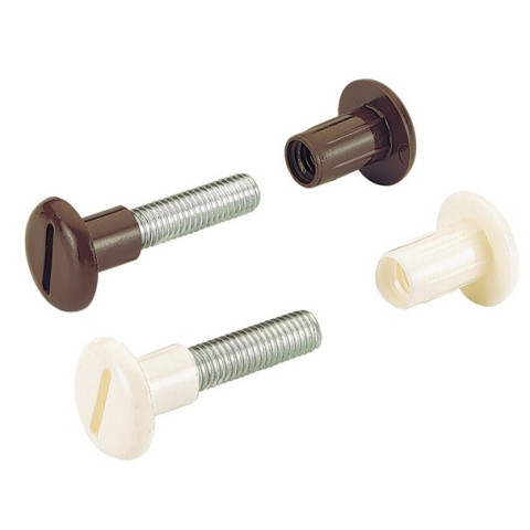 Vis de jonction VB 34 HETTICH - Blanc H01 - Ép.34/41 mm - 13110