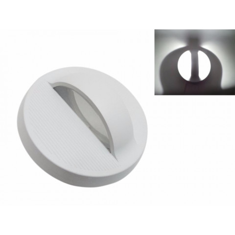 Applique murale led b31 7w ip44 blanc - couleur eclairage : blanc neutre 4000k - 5500k