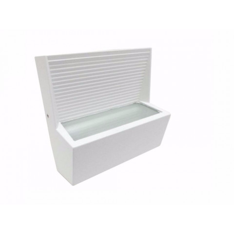 Applique murale led b42 7w ip44 blanc - couleur eclairage au choix
