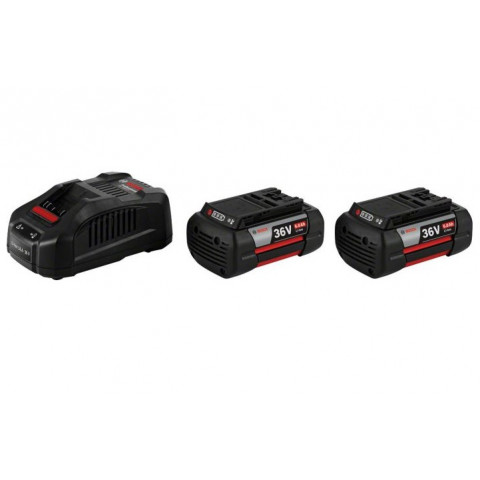 Chargeur rapide multivoltage et batteries li-ion power set 36 v 6,0 ah