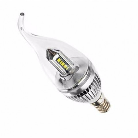 Ampoule led e14 flamme 32led smd3014 4w 270 ventilée - couleur eclairage au choix