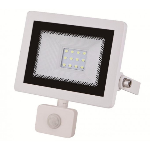 Projecteur led phare détecteur de mouvement crépusculaire ultra slim 10w ip54 - couleur eclairage : blanc froid 6000k - 8000k