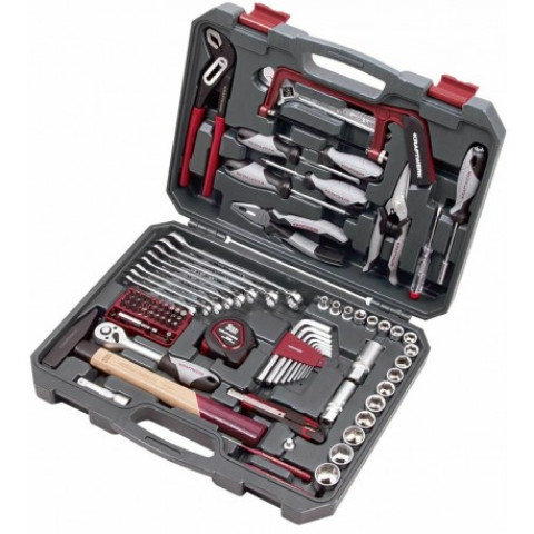 Coffret d'outils basic line 3/8' kraftwerk - 90 pièces - 204.104.100