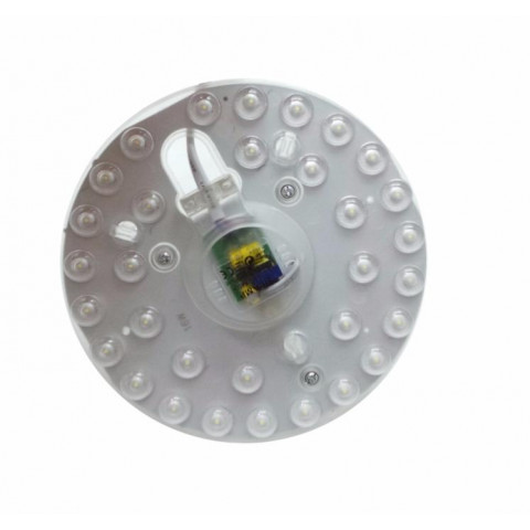 Tube led t9 16w 220v 120 plaque circulaire plafond ø155 - couleur eclairage au choix