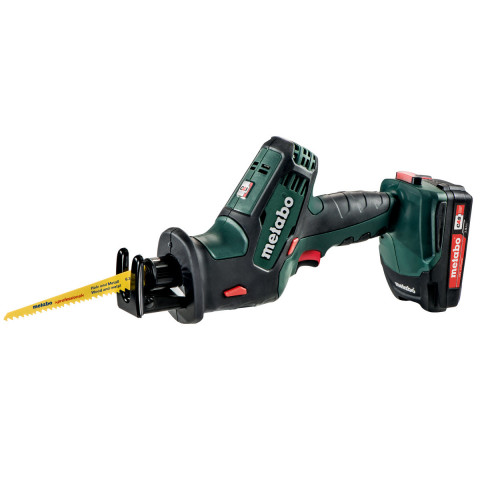 Scie sabre metabo sse 18 ltx 2 x 2,0 ah li-power, asc 55, coffret - 602266500