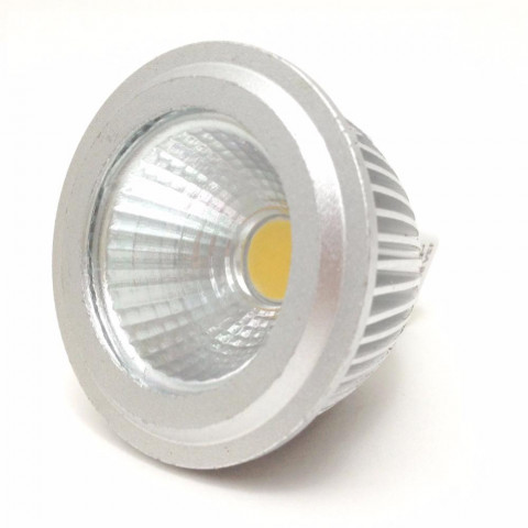 Ampoule led mr16 5w 12v 80 cob - couleur eclairage au choix