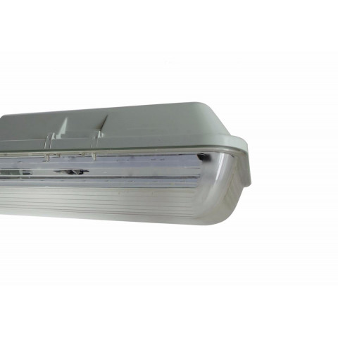 Réglette étanche ip65 double tube t8 150cm (boitier vide)