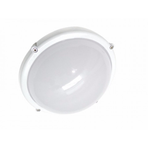 Applique murale led p16 12w ip65 blanc - couleur eclairage : au choix