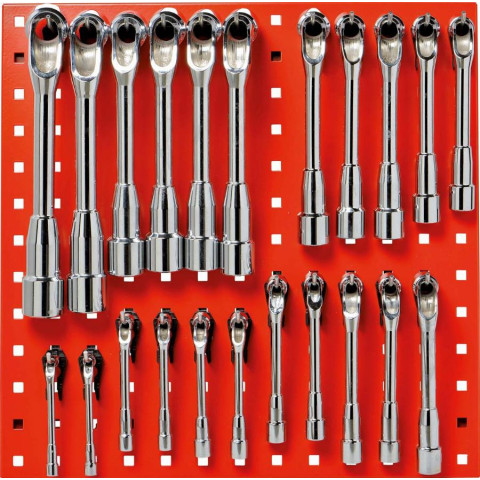 Panneau mural 22 clés a pipe débouchée 6 pans SAM - 94SDJ22P