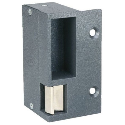 Gâche électrique en applique horizontale gauche Série 390 NO Noire 12V EFF EFF - 390A---000050E96