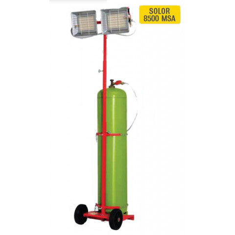 Chauffage radiant mobile gaz butane ou propane 8400w Solor8500msa