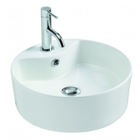 J S Aquatop Vasque A Poser Medicis Couleur Blanc Distriartisan