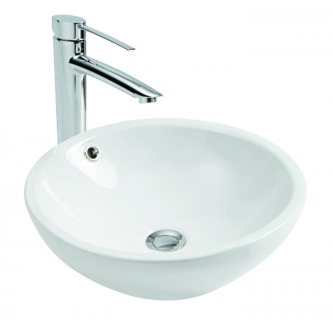 J S Aquatop Vasque A Poser Cortile Couleur Blanc Distriartisan