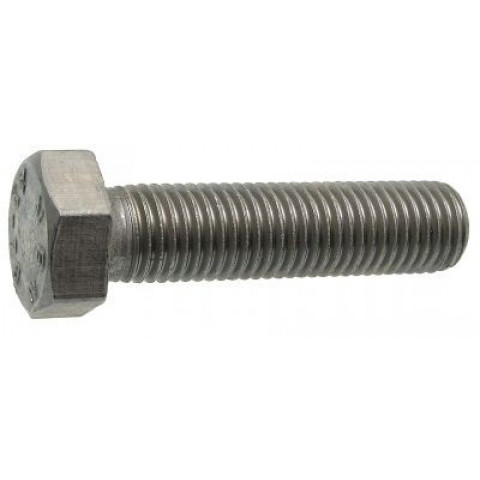 Vis à métaux tête hexagonale acton inox a2 din933 - ø8x25mm - boite de 100 - 621018x25