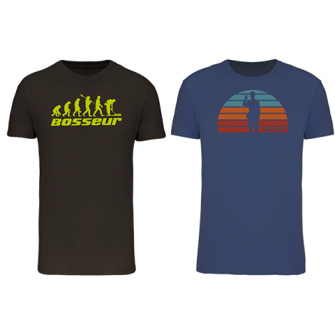 Lot de 2 t-shirt de travail BOSSEUR Evo Kaki - 12233-005