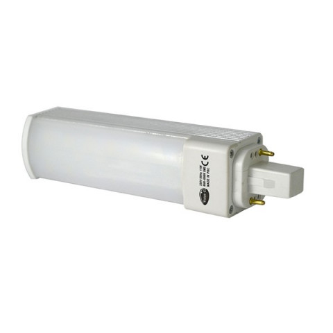 Ampoule led G24 11 watt (eq 70 watt) - 6000° kelvin - Couleur eclairage - Blanc froid
