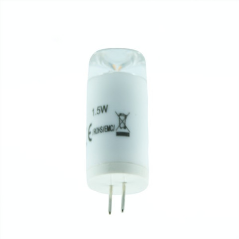 Ampoule led G4 1,5 watt (eq. 15 watt) - Couleur eclairage - Blanc chaud 3000°K