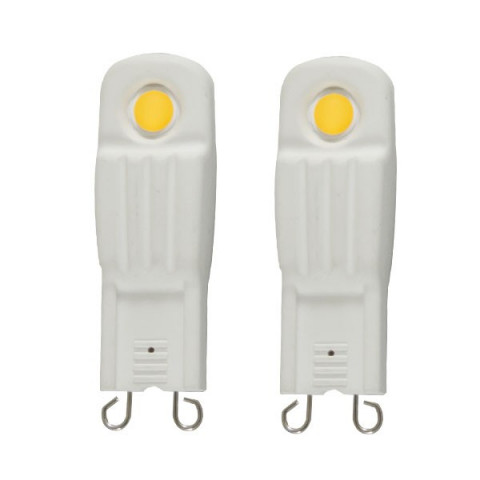 Ampoule led G9 4,5 watt (eq. 35 watt) - pack de 2 - Couleur eclairage - Blanc chaud 3000°K