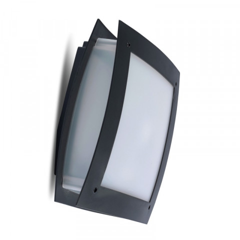 Applique darwin, polycarbonate, gris urbain