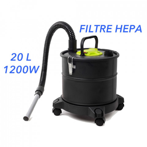 aspirateur vide cendres 1200w 20l powx300 pas cher a prix auchan