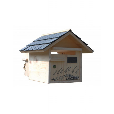 Boîte aux lettres en bois créastuce : altitude (2 portes prestige)