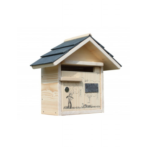 Boîte aux lettres en bois créastuce : jour de chasse (courte prestige)