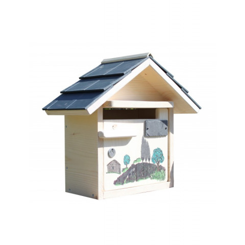 Boîte aux lettres en bois créastuce : la provence (courte prestige)