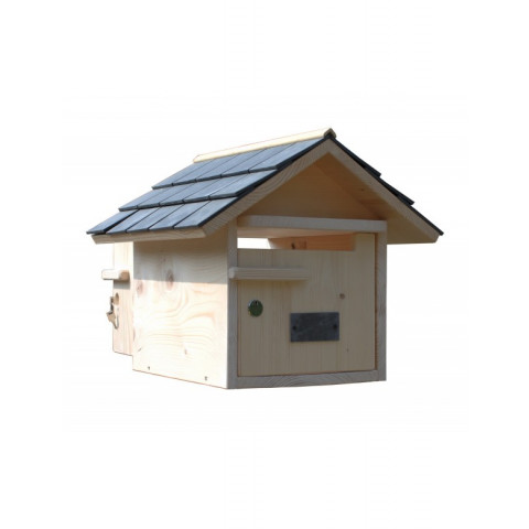 Boîte aux lettres en bois créastuce : maillat (2 portes prestige)