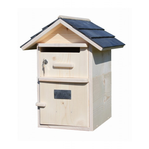 Boîte aux lettres en bois créastuce bois suisse prestige