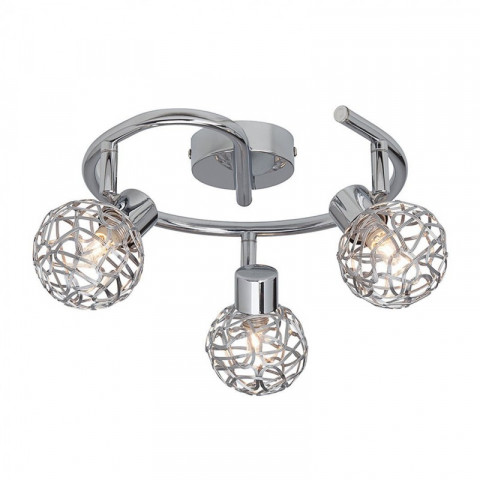 Brillant g02233/15 virgo spirale a 3 lumieres chrome - 33w