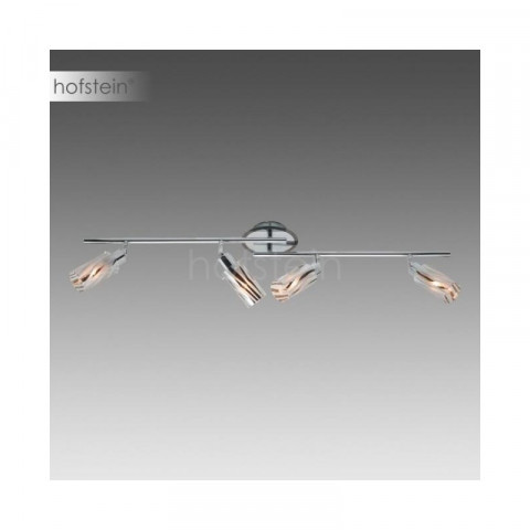 Brilliant 24532/15 wega plafonnier à 4 lumières métal/verre 40 w e14 chrome