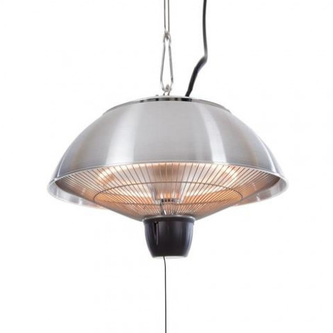 Sunred chauffage suspendu 1500 w halogéne argenté ce11rvs