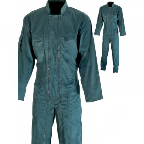 Combinaison de travail singer agri 2 zips polyester/coton vert haute qualite - Taille au choix