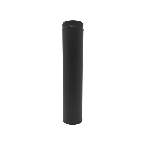 Tdpi1000 conduit double paroi isolé polycombustible longueur 100 cm    noir   ø125 - à l'unité