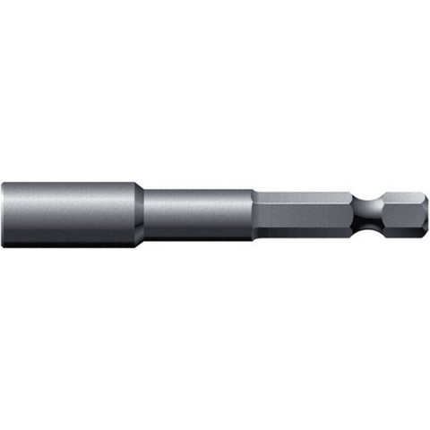Douille 1/4'', 50 mm de long, métrique, Cote s/plats : 12 mm