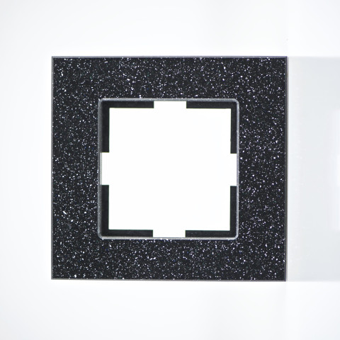 Plaque de finition corian quartz 1 poste 84x87x10mm