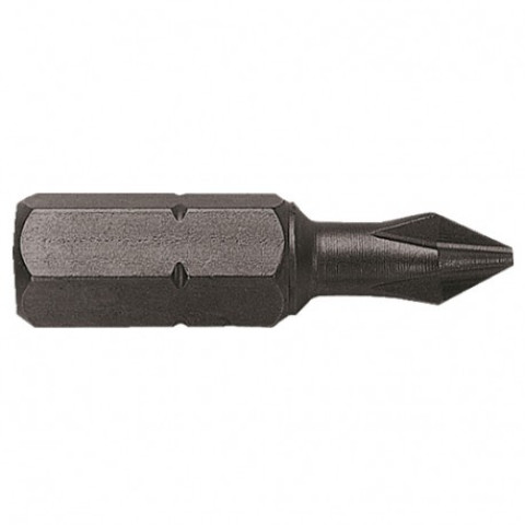 Embout de vissage série 1/4' 25 mm - Pozidriv PZ N.3 - LEMAN - 51203