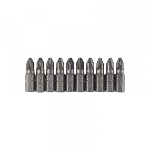 Embouts de vissage aeg - 25 mm - acier - 10 pcs - pz2